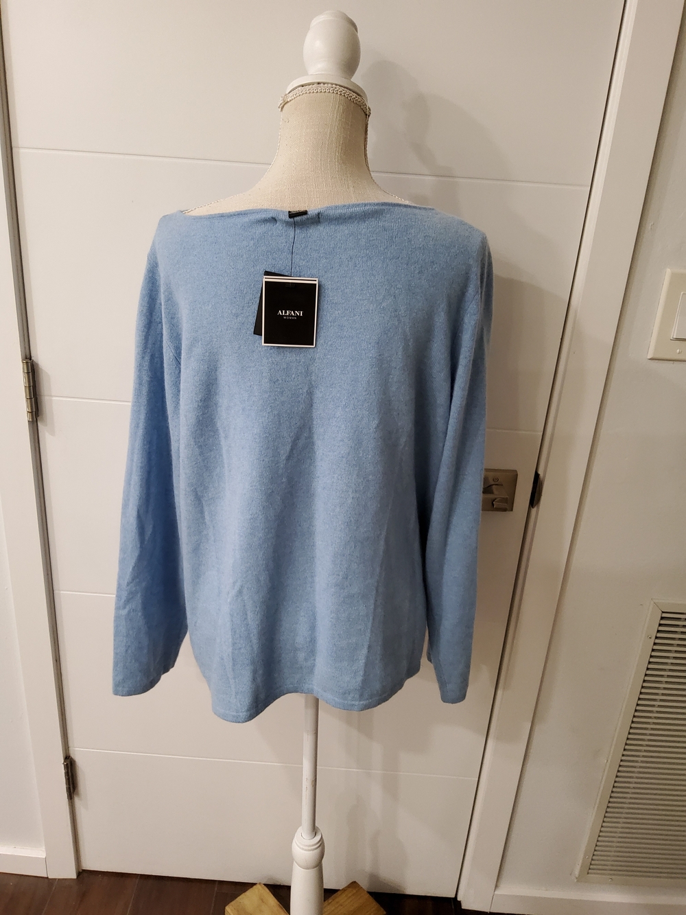 Alfani 100% Cashmere Knit Sweater Size 3X - Picture 6 of 8